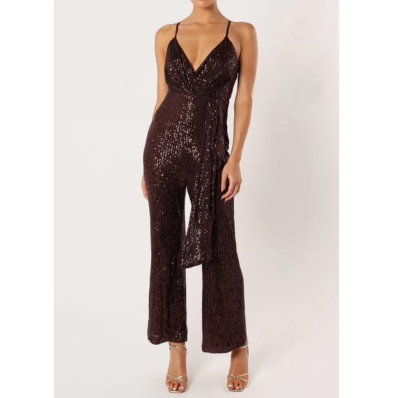 Petal&Pup | Monique Sequin Jumpsuit - Picture 2 of 7